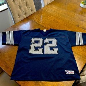 Vintage Logo 7 Emmitt Smith Dallas Cowboy Jersey